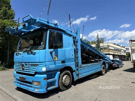 Mercedes-Benz Actros 1840 Autotransporter 9er ZUG ROLFO Schere car ...