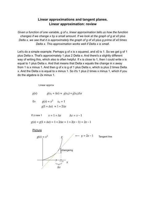 Image result for Linear Approximation Multivariable