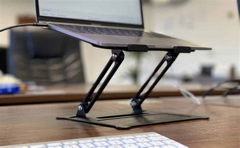 Image result for Adjustable Computer Stands Desktop