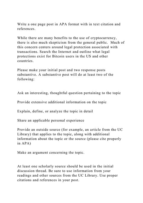 Write a one page post in APA format with in text citation and refere.docx