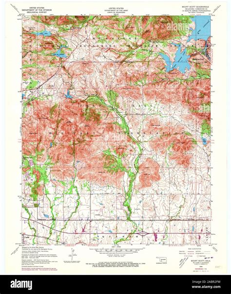 Oklahoma Elevation Map