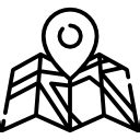 Map location pin position Icons & Symbols