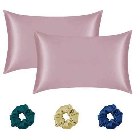 Buy Cloth Fusion Satin Silk Pillow Cover Set of 2 for Hair and Skin ...