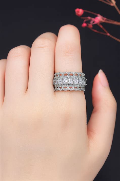 New style pave dazzling cubic zirconia ring for girls & women – ARISAA
