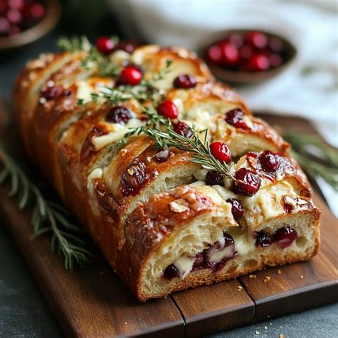 The Ultimate Cranberry Brie Sourdough Pull-Apart Bread