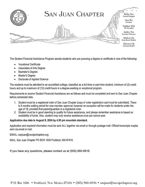 Student Financial Assistance | San Juan