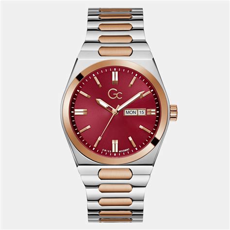 GC Prodigy Men Red Stainless Steel Watch Z39005G3MF – Just In Time
