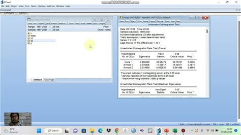 Image result for ADRL Testing EViews with Interpretation
