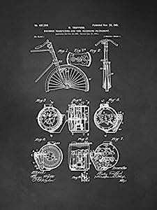 Framable Patent Art the Original Poster Art Print Vintage Bicycle ...