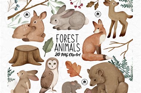 Forest Animals Clip Art