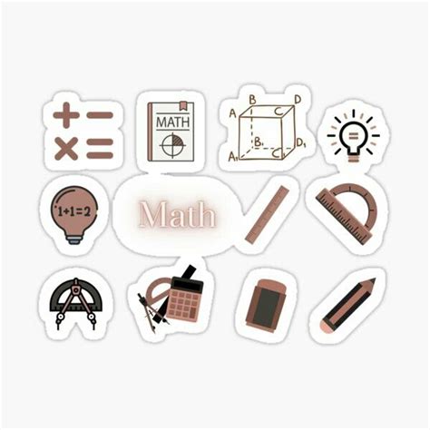 Math Sticker for Notebook 的图像结果