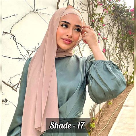 Maleshian chiffon stoles ( SHADE - 17 ) – Ovais Abaya Collection