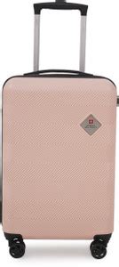 SWISS MILITARY Vector Series Hard Sided 8 Wheel Spinners Small Trolley ...