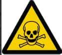 Toxic Material Sign, Waterproof PVC Sticker : Amazon.in: Office Products