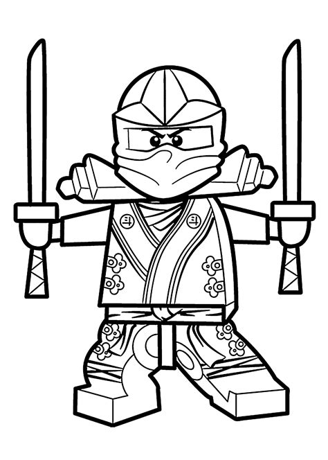 Printable Lego Ninjago Coloring Pages - Printable Word Searches