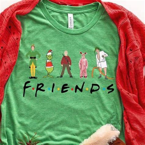 Friends Christmas Shirt, Funny Christmas Shirts, Clark Griswold, Elf ...