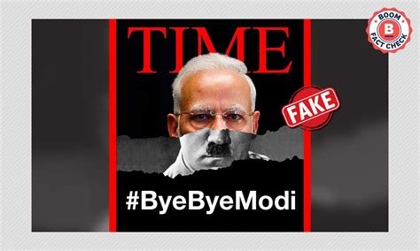 Viral Photo Likening PM Modi To Hitler Is Not A Real TIME Cover | BOOM