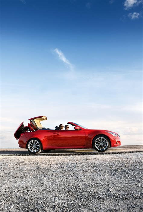 Infiniti G37 Convertible - Red Convertible Car