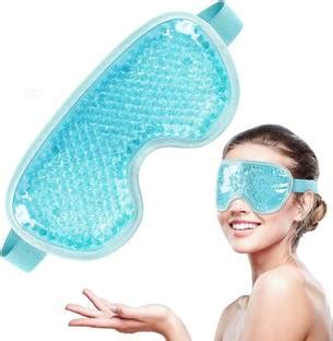 Deoxys Cooling Gel Ice Eye Mask, Reusable Hot Cold Pack Compress ...