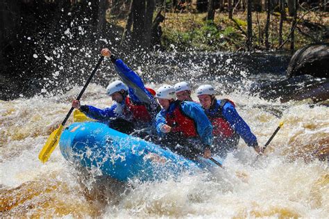 Peshtigo River Whitewater Rafting - Spring | Wildman Adventure Resort