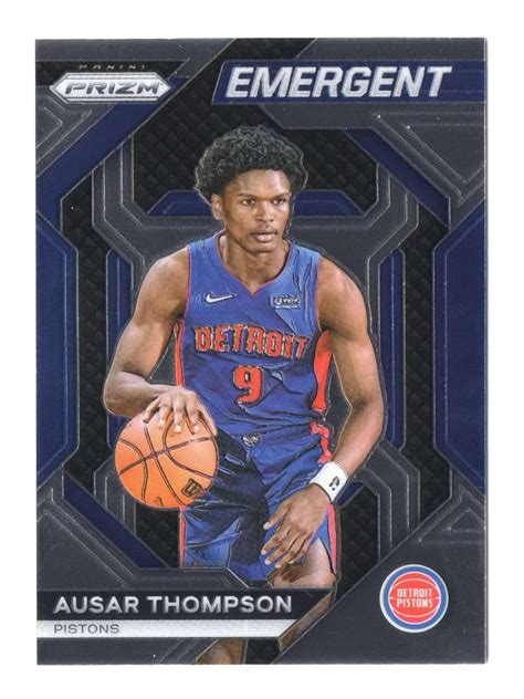 NBA 2023-24 Panini Prizm Single Card Emergent Ausar Thompson 7 Rookie ...