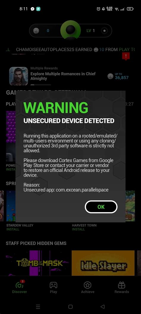 Unsecure Device Error 的图像结果