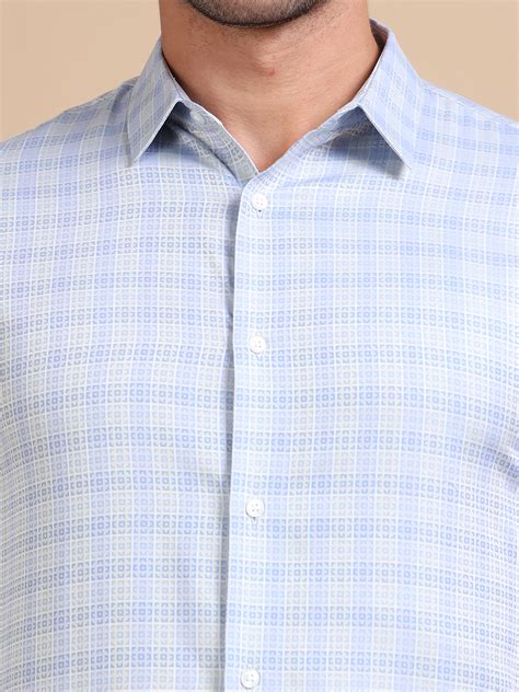 Blue Formal Check Shirt – Kaapus