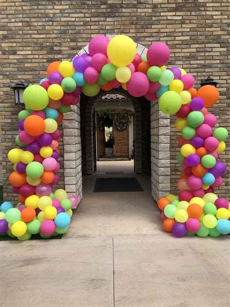 Rainbow balloon arch ideas - guglbase