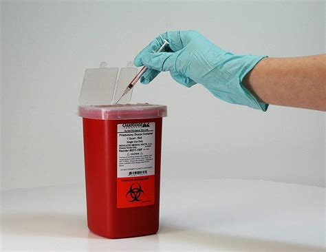 Oakridge Products Contenedor de agujas y objetos filosos tamaño de 1 ...