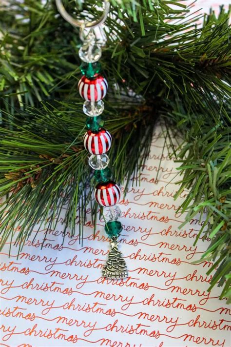 Image result for DIY Mini Christmas Tree Keychains