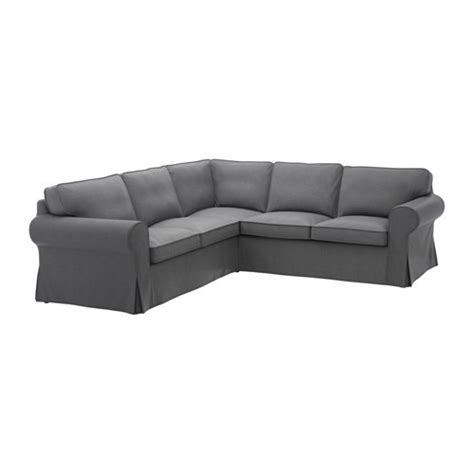 Ikea Dark Grey Sectional Sofa - AptDeco