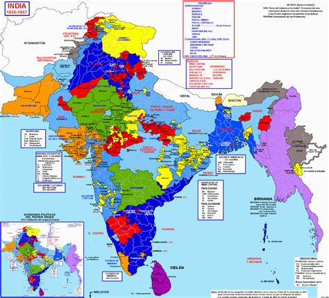 India before 1947 (1600 x 1450) : r/MapPorn