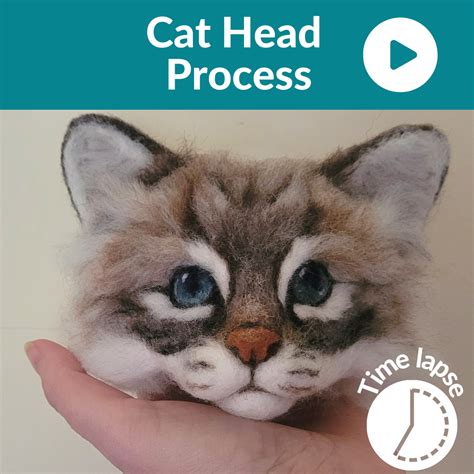 Needle Felting Cat Tutorial 的图像结果