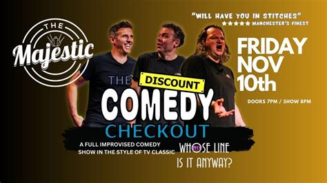 The Discount Comedy Checkout - Improvised Comedy Show, Majestic Theatre ...