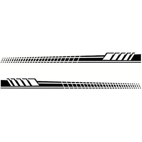 Universal Car Hood Stripe Sticker Set - Racing India | Ubuy