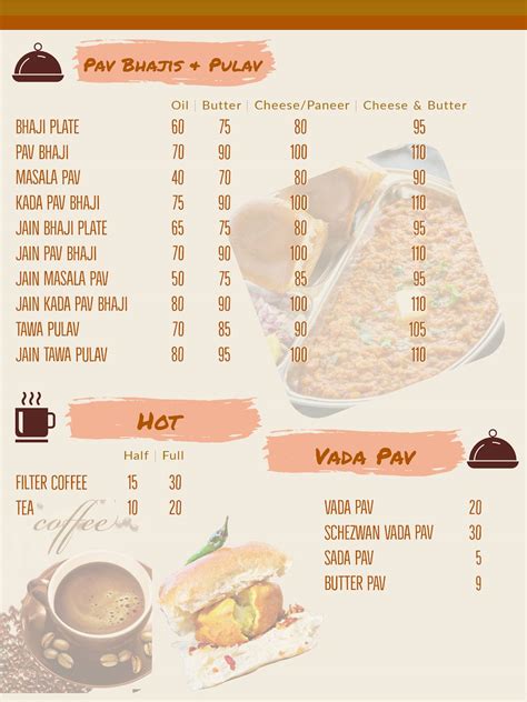 Menu at Shree Ganesh Snacks Corner (MANI DOSAS), Mumbai, Old Mataji ...