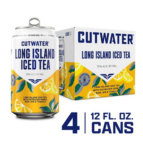 Cutwater RTD Long Island Iced Tea 4PK | 12oz Can – Park Plaza Liquor ...