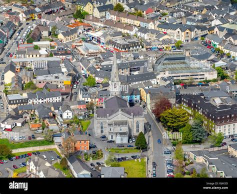 Ennis Cathedral, downtown Ennis, Ennis Old Town, Ennis, County Clare ...