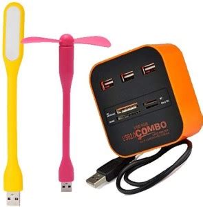 EverMart USB Hub for Pc/Laptop and Card Reader All in one HUB Card ...