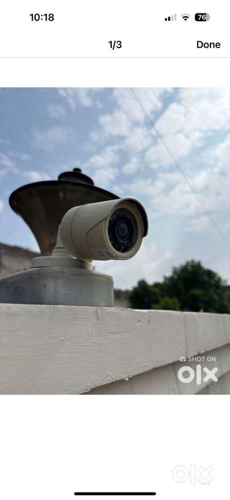 6pcs HIKVISION CCTV CAMERA, installed excellent condition. SUPER DEAL ...