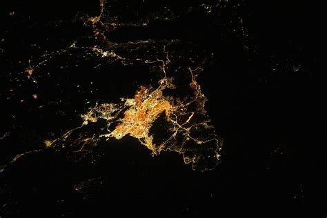 Illuminating Athens, Greece: Nighttime Wonders From Space