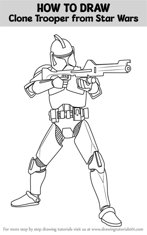 Image result for +Clone War Trooper Drawing Tutorial