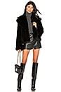 Unreal Fur Madam Butterfly Faux Fur Jacket in Jet Black | REVOLVE