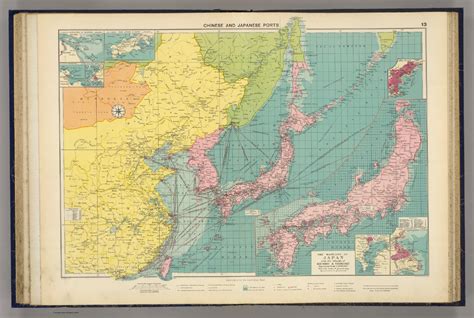 Chinese and Japanese ports. (with) The mainland of Japan with the islands of Kiushiu & Shikoku ...