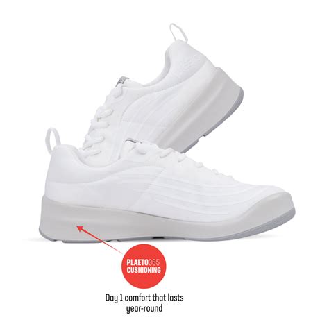 Plaeto Nova Multiplay School Shoes (5 - 12 UK) - White