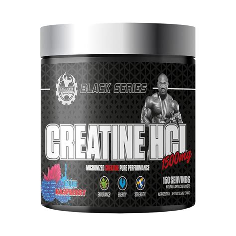 Dexter Jackson Black Series Creatine HCL | Blue Raspberry Flavor | 150 ...