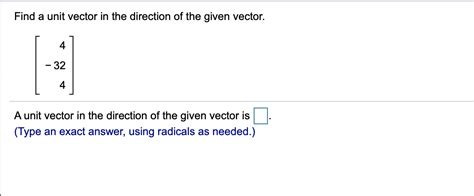 Unit Vector Direction 的图像结果