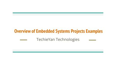 Image result for Embedded Software Systems Projects