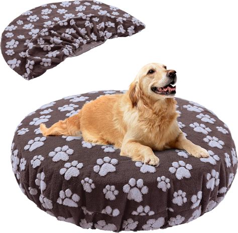 Amazon.com : BALAPET Washable Dog Bed Covers Replacement Round ...