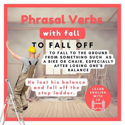 Learn English phrasal verbs with fall with meanings and examples ...
